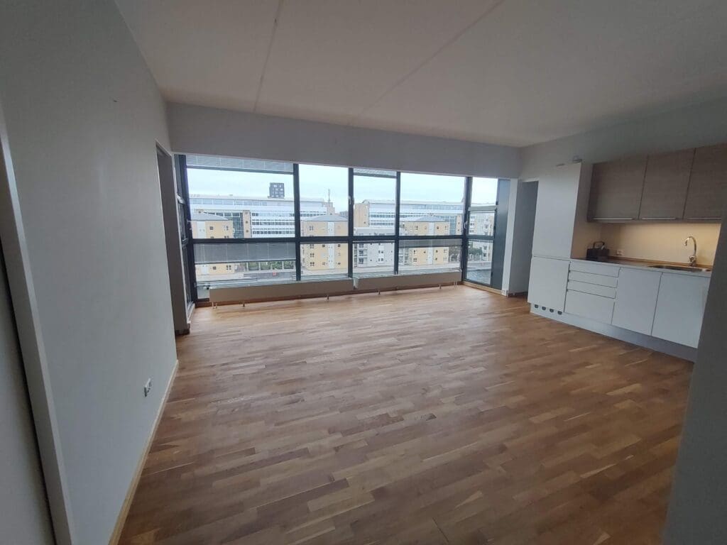 Lejlighed efter en istandsættelse af Istand